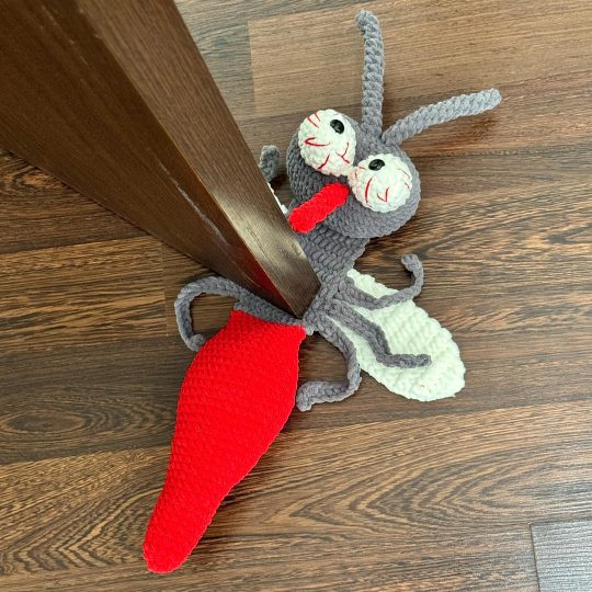 Crochet Mosquito Door Stop Pattern: Amigurumi PDF